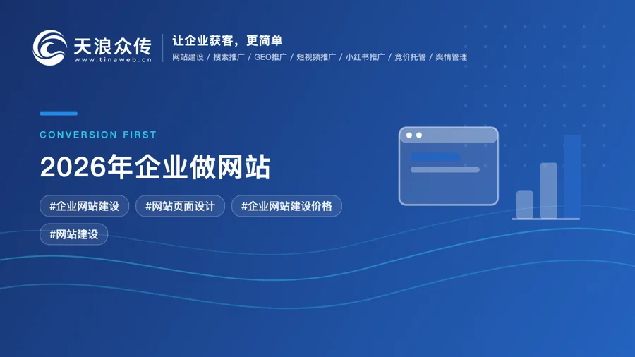 2026年企业做网站，为什么更要重视转化率而不是单纯页面美观配图