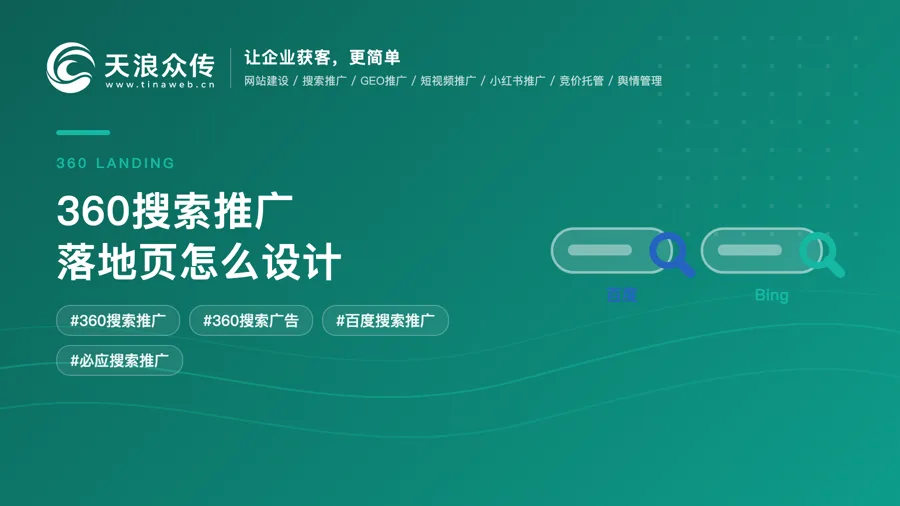 360搜索推广落地页怎么设计配图