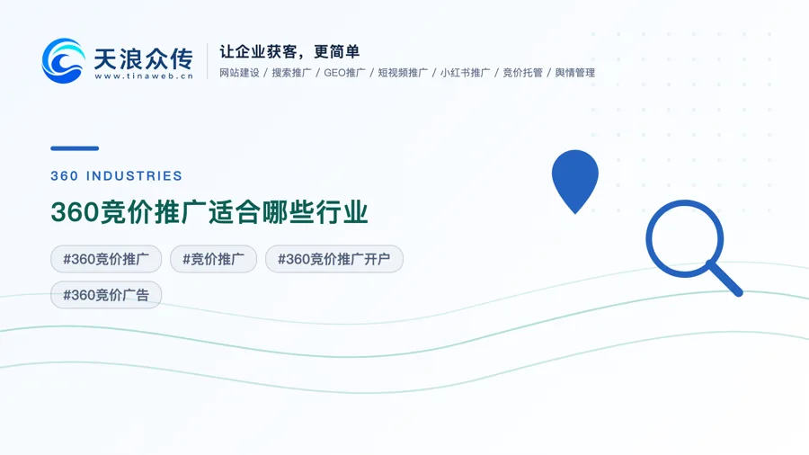 360竞价推广适合哪些行业配图