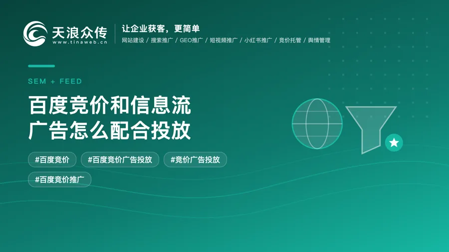 百度竞价和信息流广告怎么配合投放配图