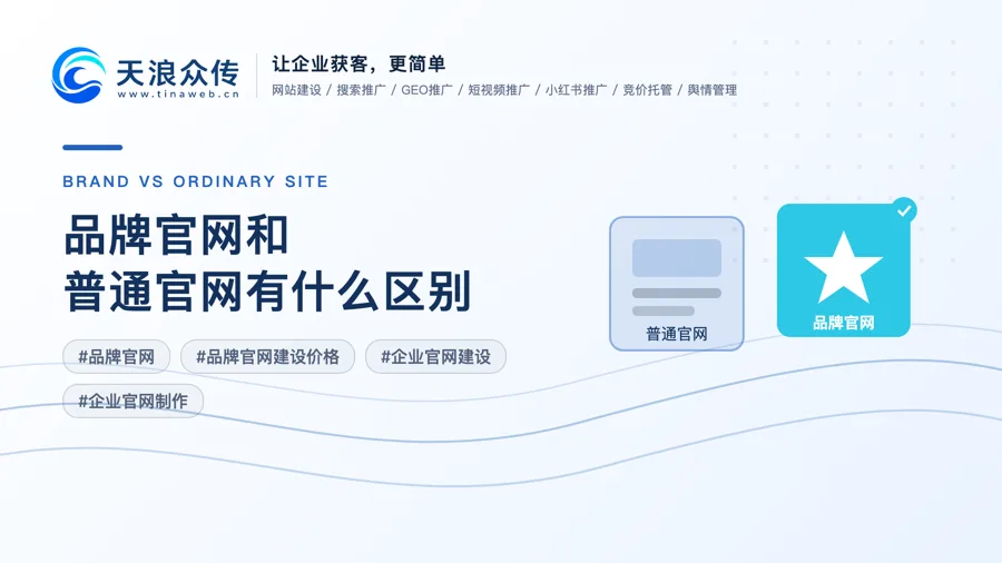 品牌官网和普通官网有什么区别配图