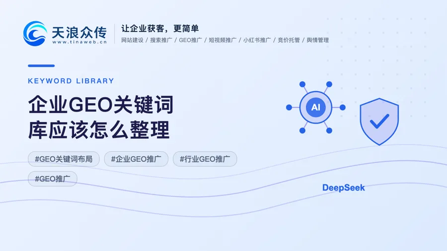 企业GEO关键词库应该怎么整理配图