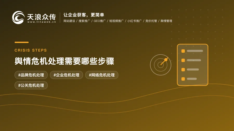 舆情危机处理需要哪些步骤配图