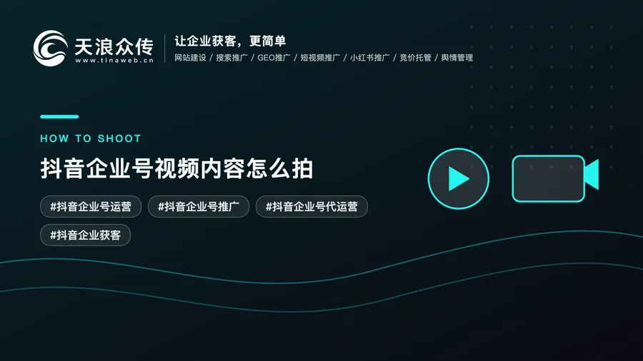 抖音企业号视频内容怎么拍配图