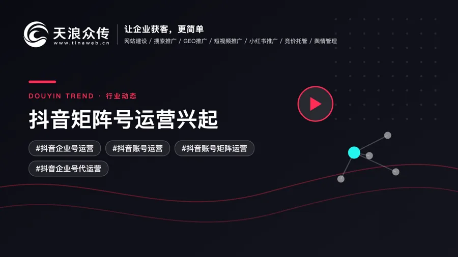 抖音矩阵号运营兴起，企业如何扩大品牌曝光半径配图