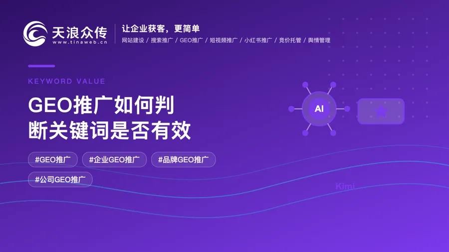 GEO推广如何判断关键词是否有效配图