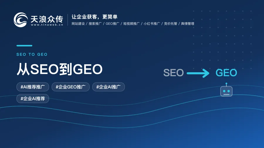 从SEO到GEO：企业线上推广正在进入