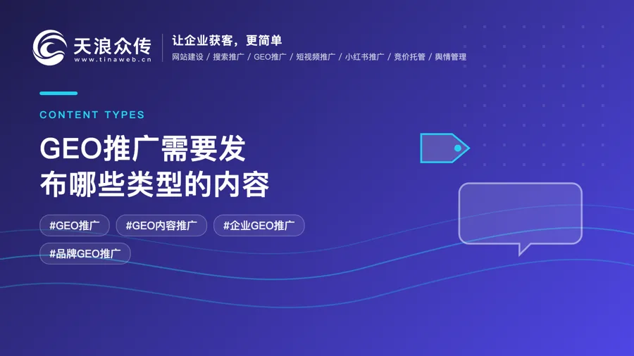 GEO推广需要发布哪些类型的内容配图