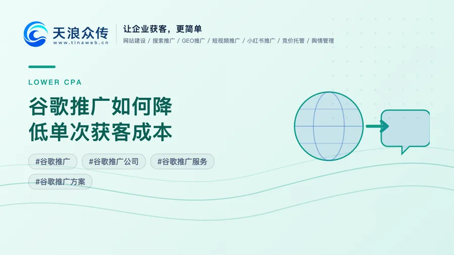 谷歌推广如何降低单次获客成本配图