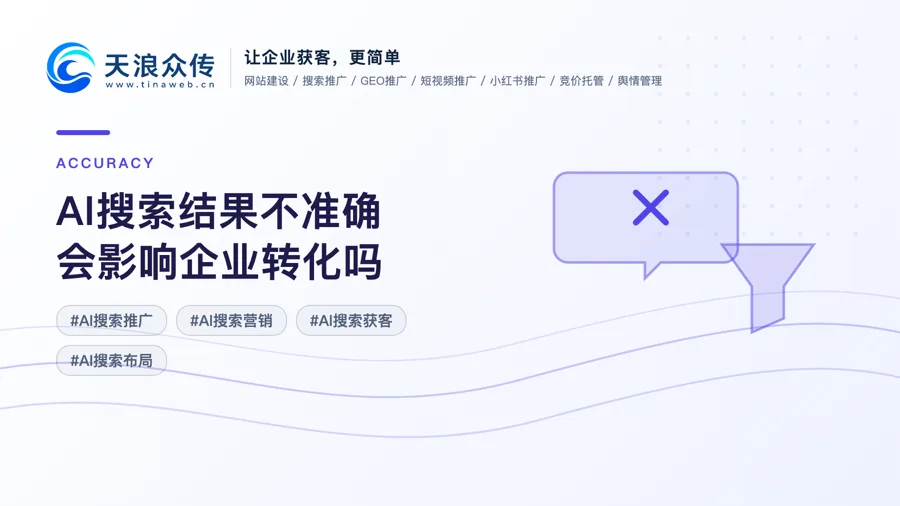AI搜索结果不准确会影响企业转化吗配图