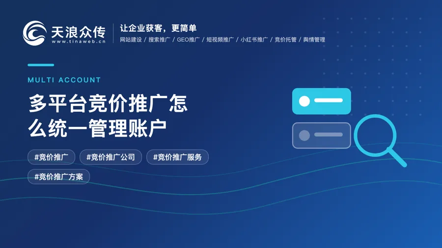 多平台竞价推广怎么统一管理账户配图
