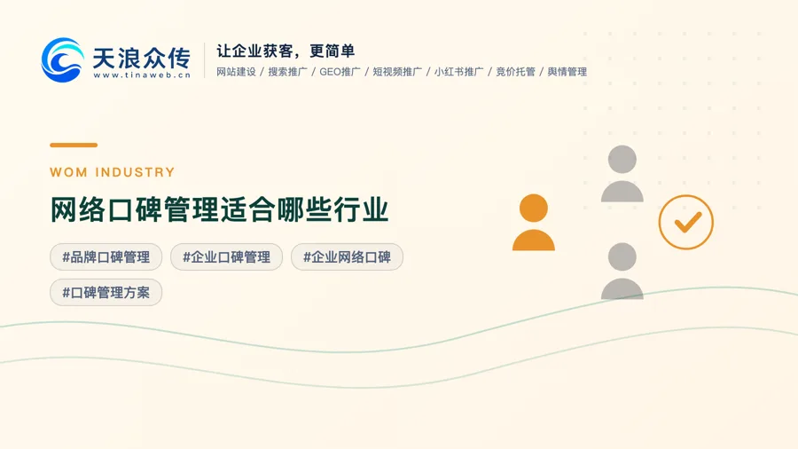 网络口碑管理适合哪些行业配图