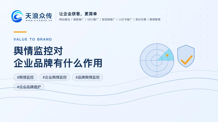舆情监控对企业品牌有什么作用？