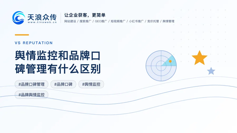舆情监控和品牌口碑管理有什么区别？
