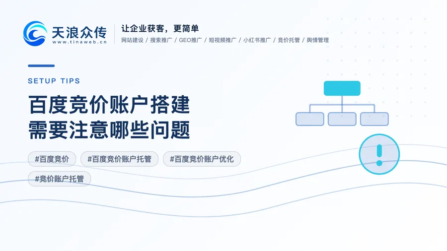 百度竞价账户搭建需要注意哪些问题配图