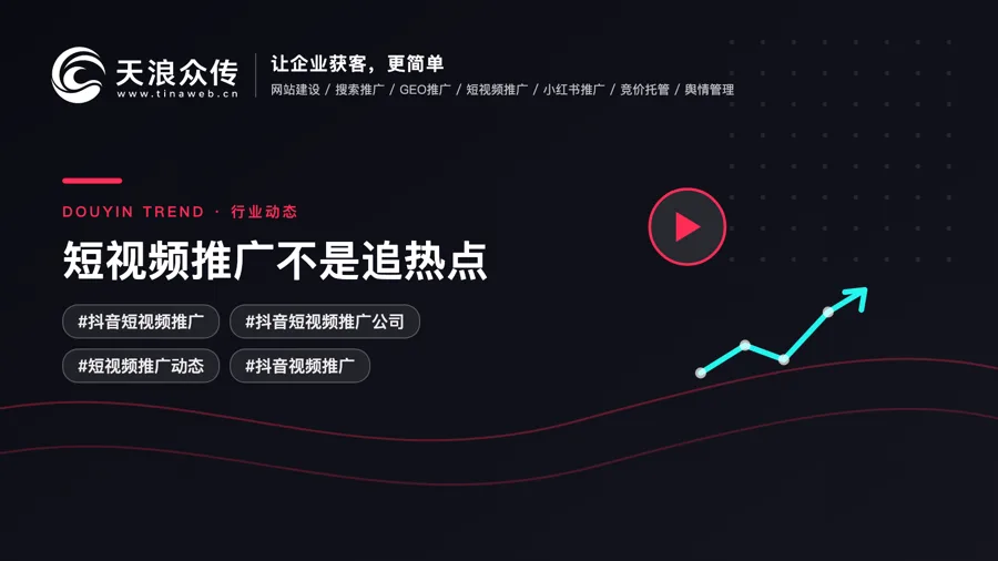 短视频推广不是追热点，而是持续输出可转化内容配图