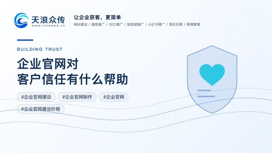 企业官网对客户信任有什么帮助？