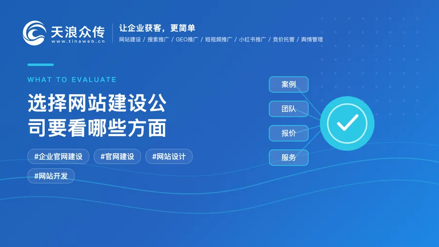 选择网站建设公司要看哪些方面配图