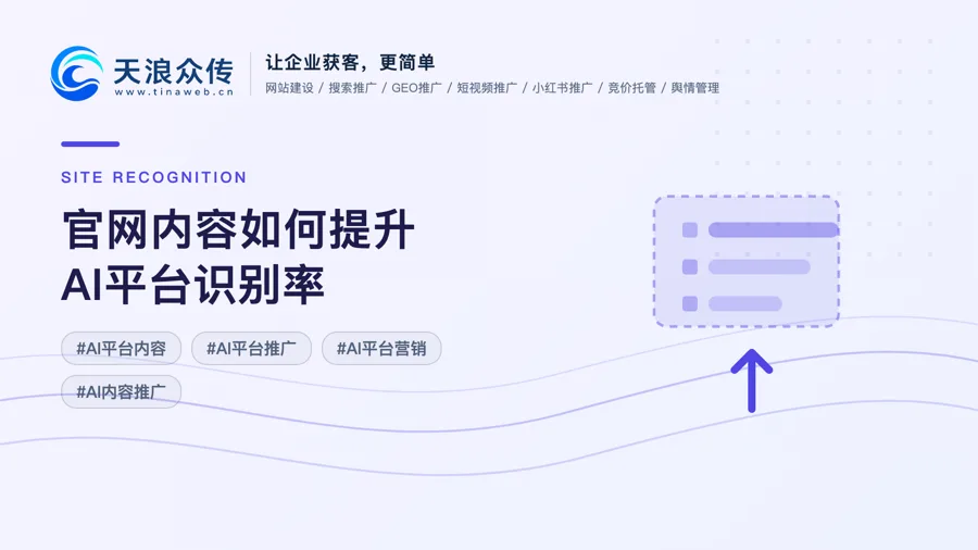 官网内容如何提升AI平台识别率配图
