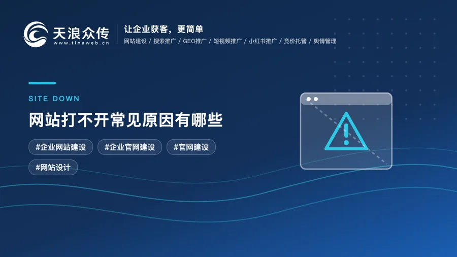 网站打不开常见原因有哪些配图