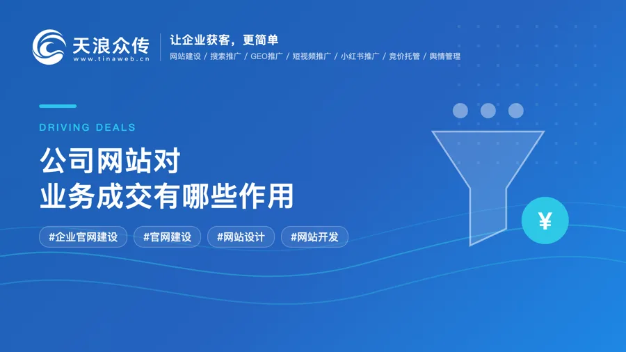 公司网站对业务成交有哪些作用配图