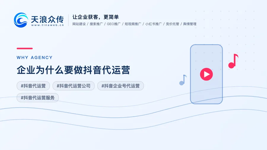 企业为什么要做抖音代运营配图