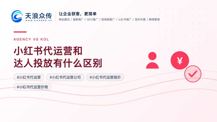 小红书代运营和达人投放有什么区别配图