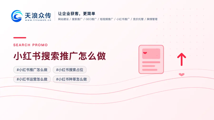 小红书搜索推广怎么做？