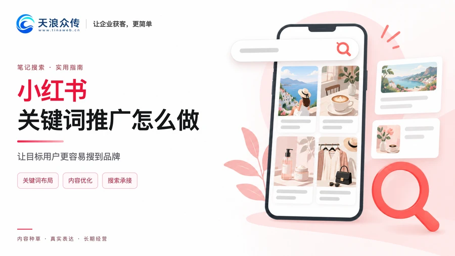小红书关键词推广怎么做 让目标用户更容易搜到品牌配图