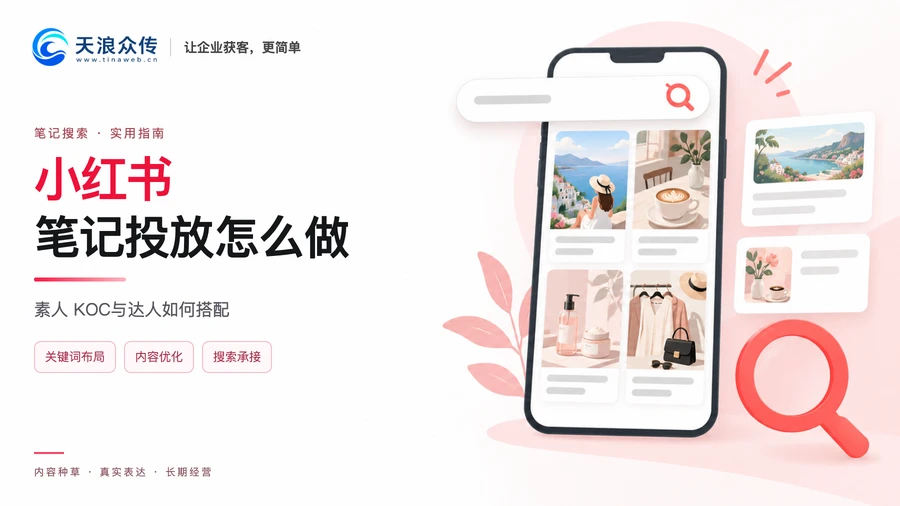 小红书笔记投放怎么做 素人 KOC与达人如何搭配配图