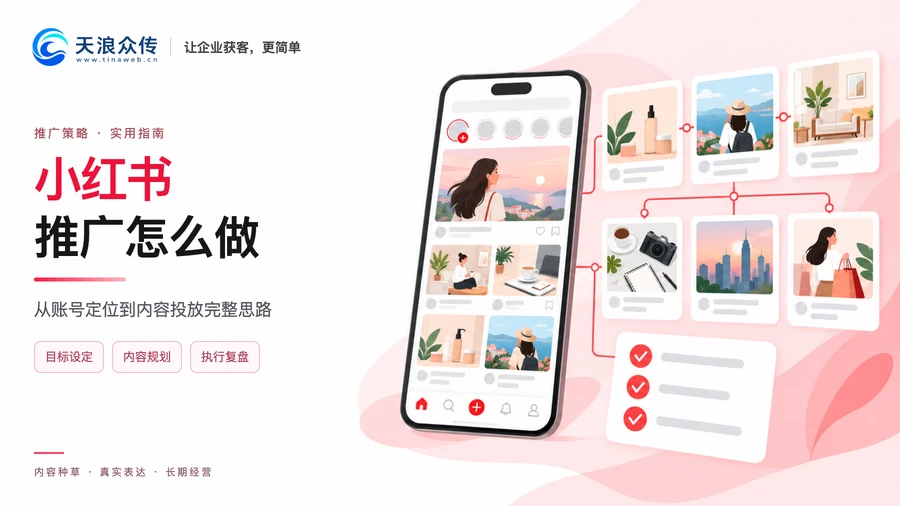 小红书推广怎么做 从账号定位到内容投放完整思路