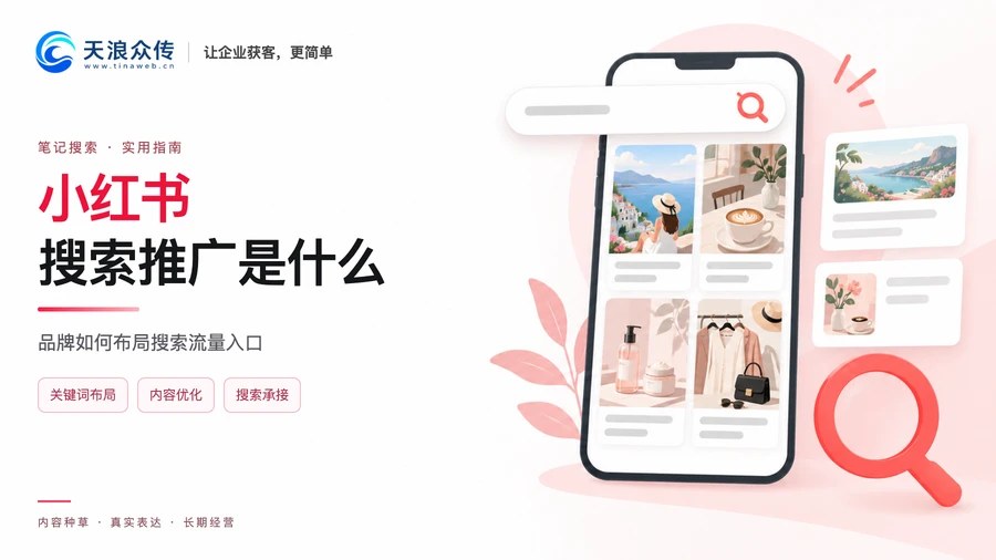 小红书搜索推广是什么 品牌如何布局搜索流量入口